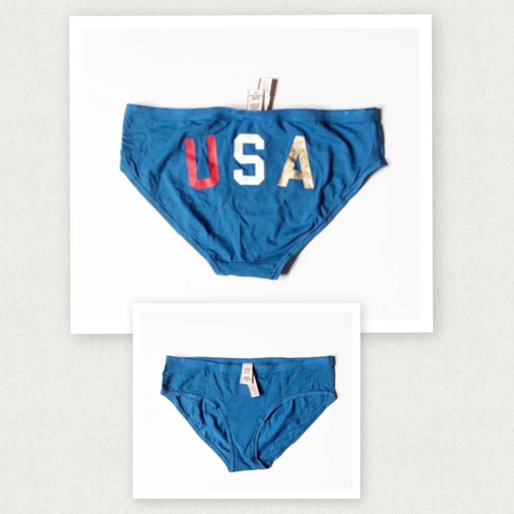 Victoria’s Secret Blue “USA” 1 Panty ONLY, NWT